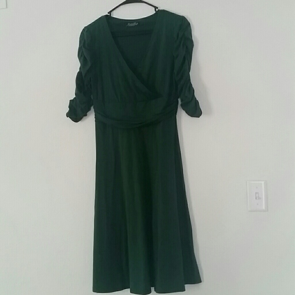 Midi Green Dress